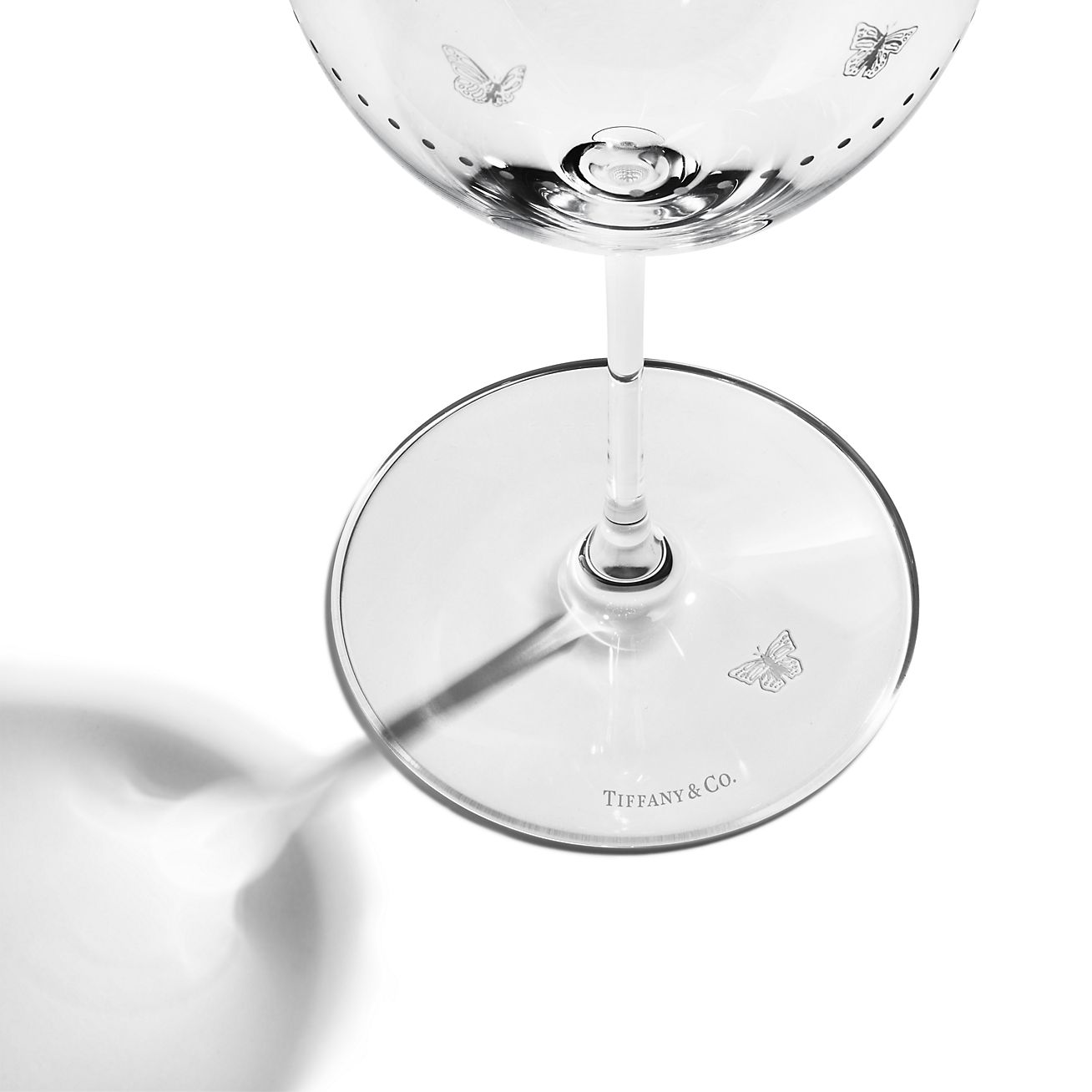 Tiffany Jardin Red Wine Glasses