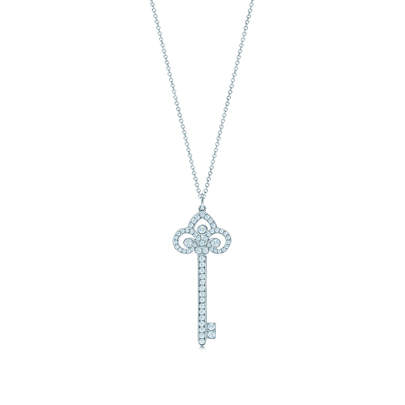 tiffany and co necklace with key