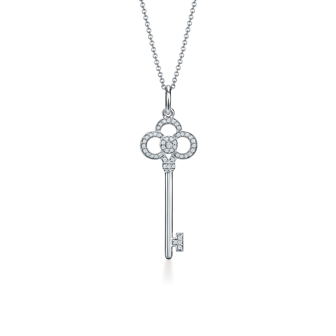 tiffany atlas key necklace