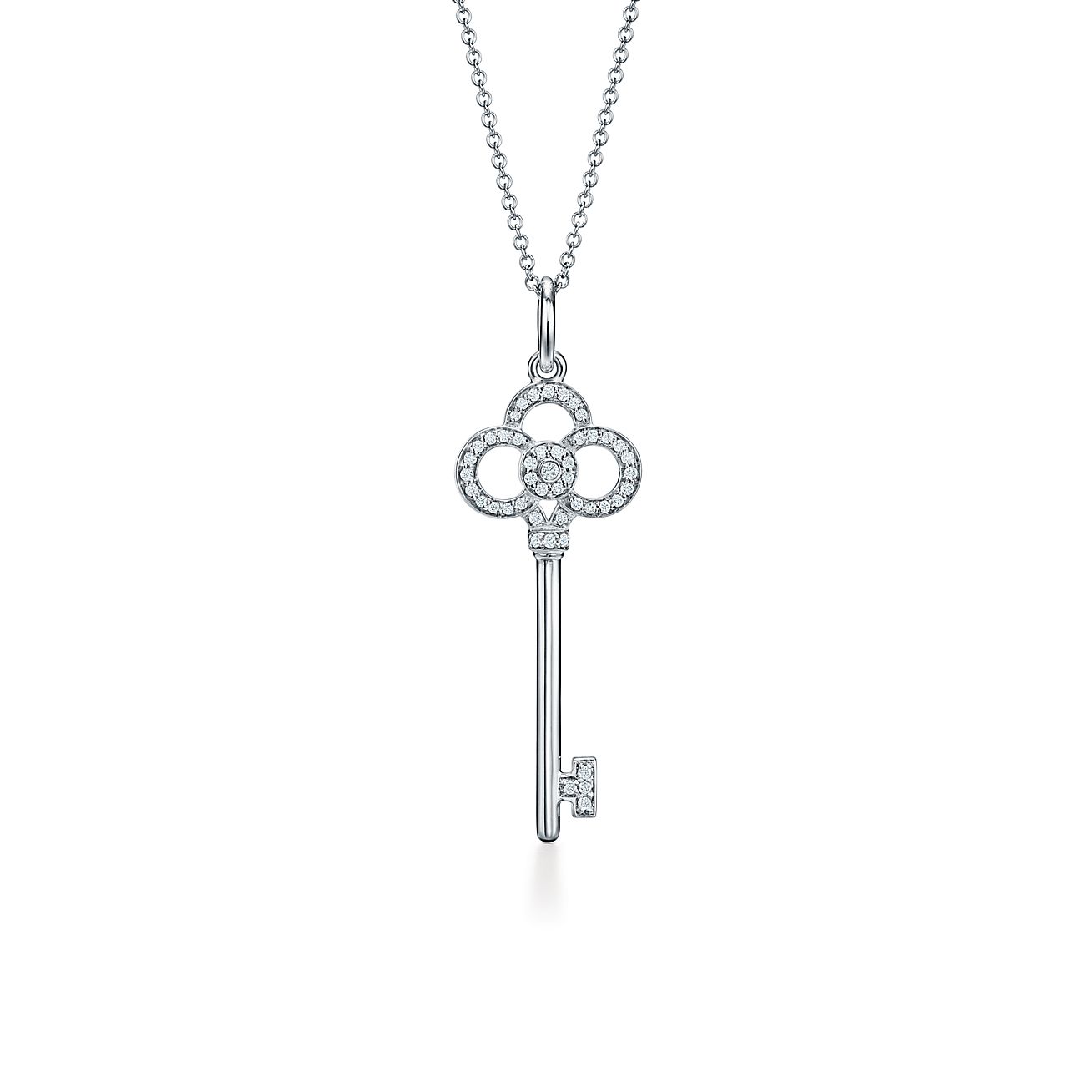 tiffany necklace with key