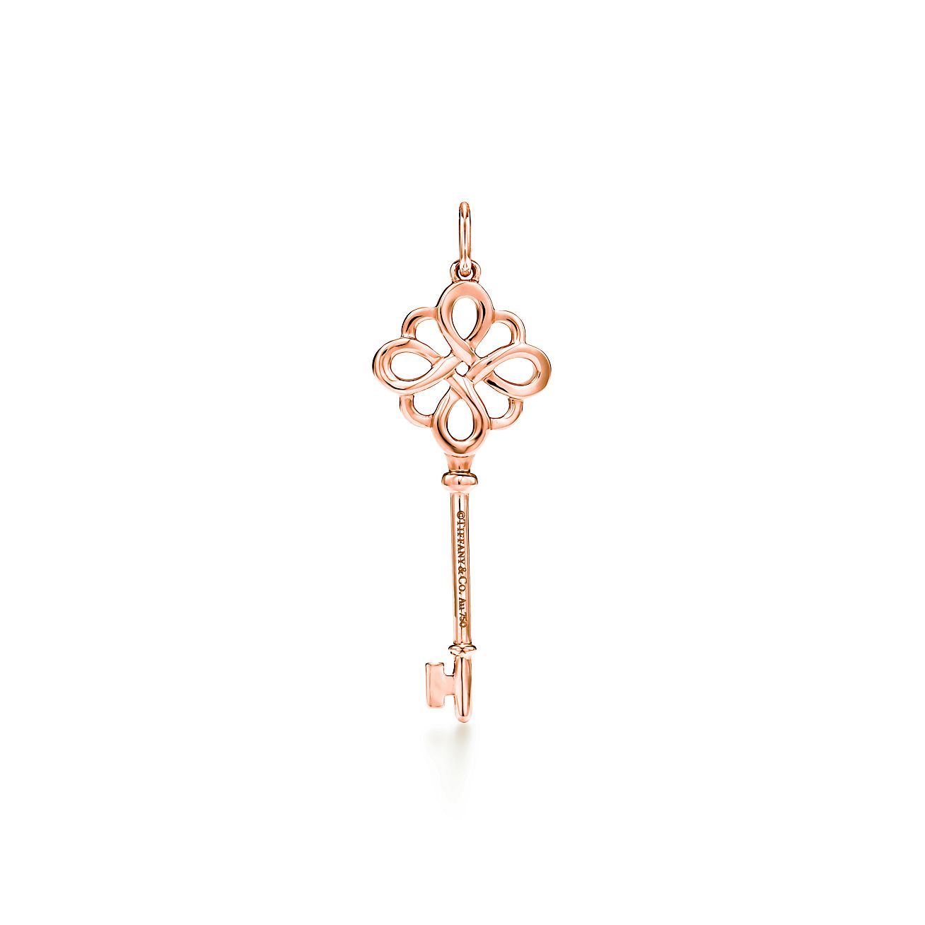 tiffany keys knot key pendant