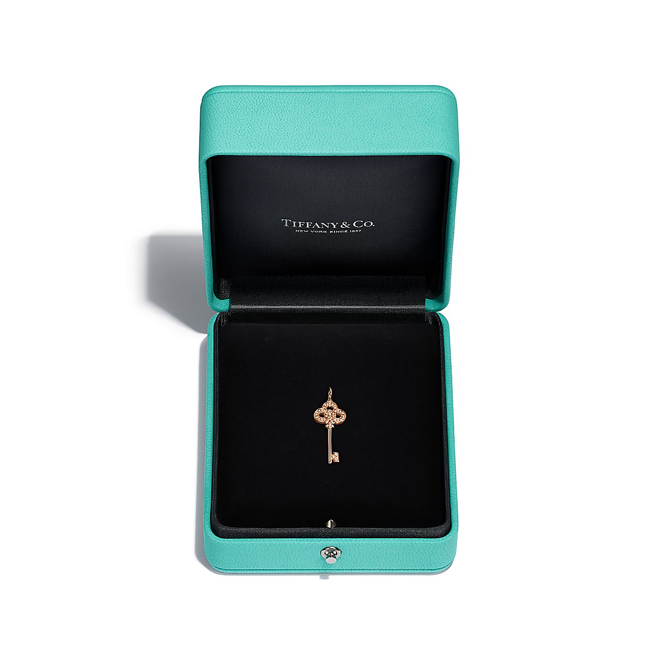 Подвеска-ключ Tiffany Keys с короной, розовое золото 18 карат, бриллианты,  mini. | Tiffany & Co.