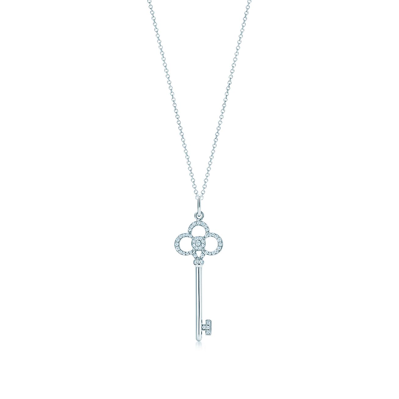 tiffany 3 key necklace
