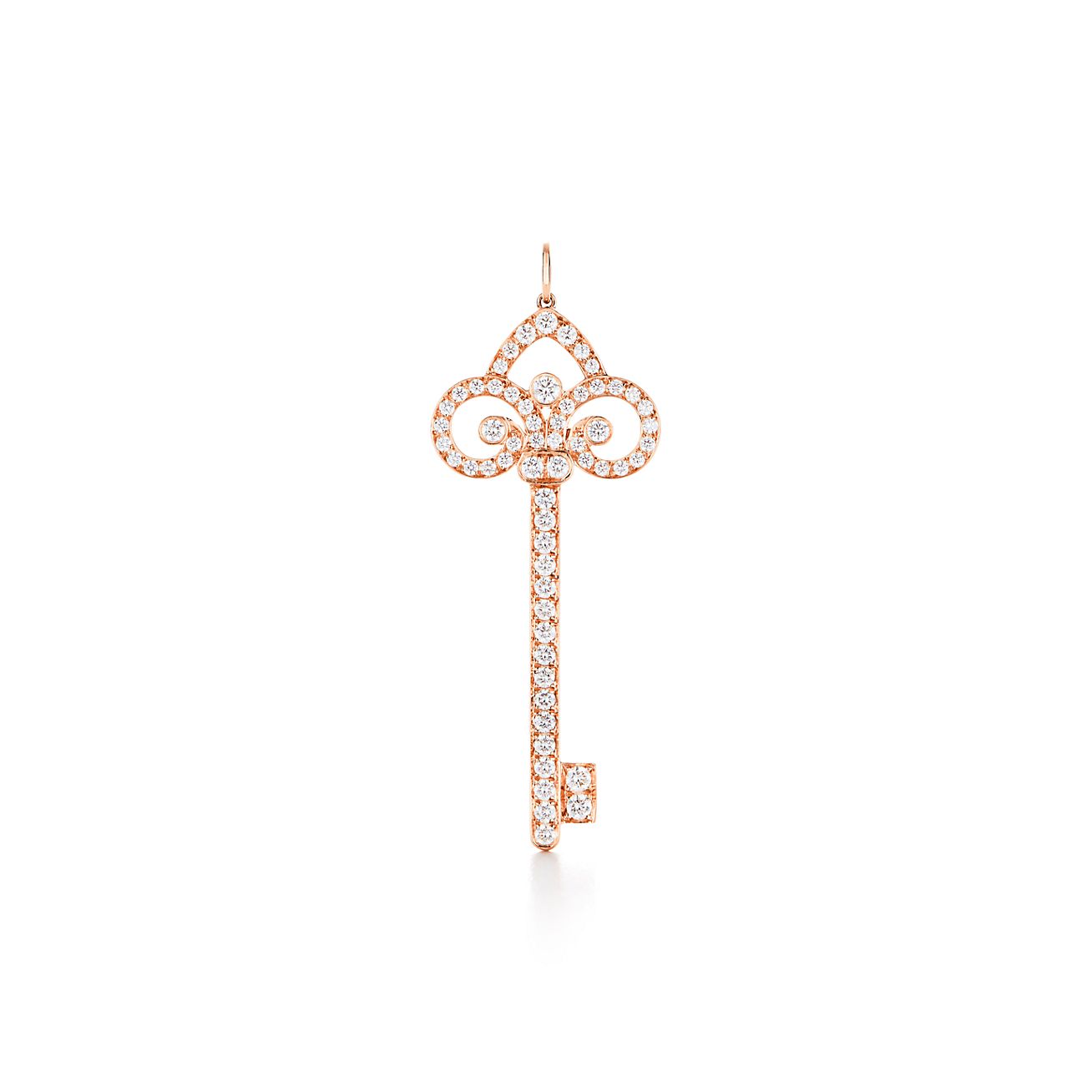 Tiffany rose online gold key