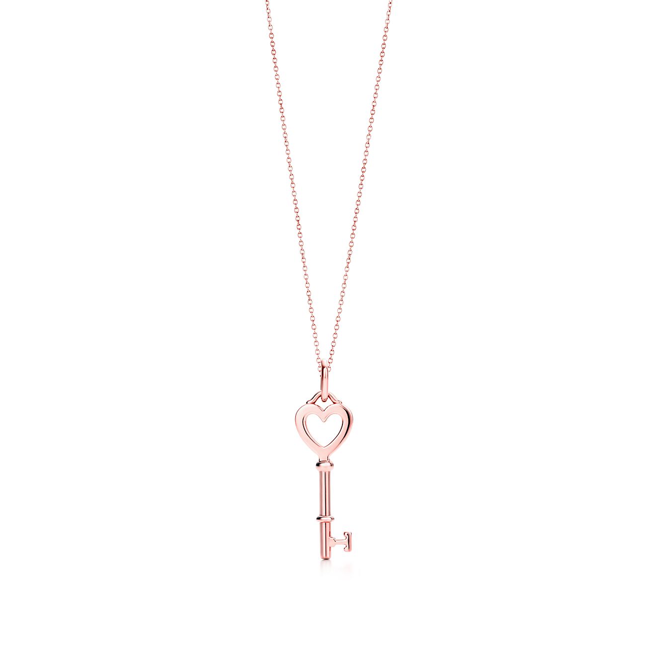 tiffany heart and key pendant
