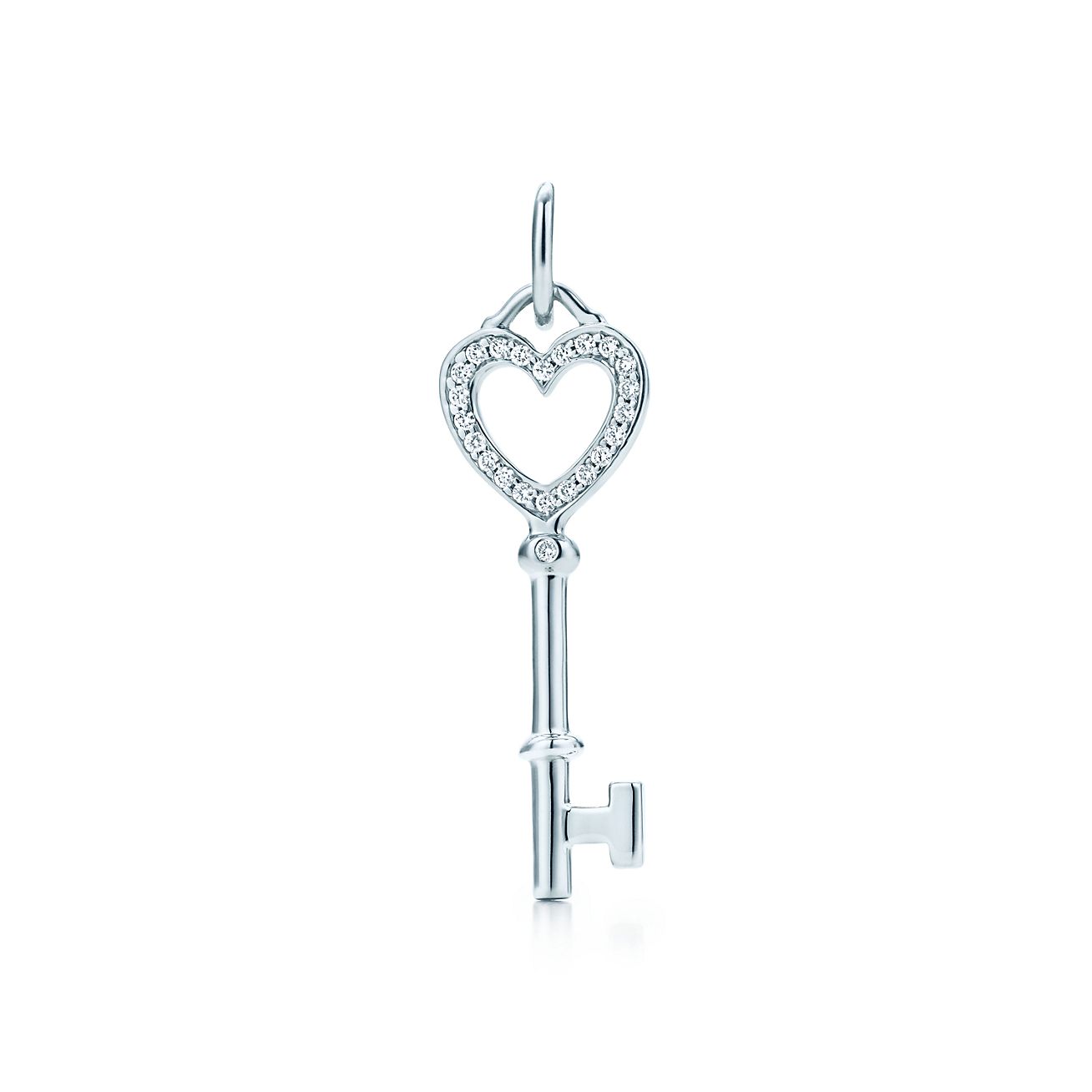 heart key charm tiffany