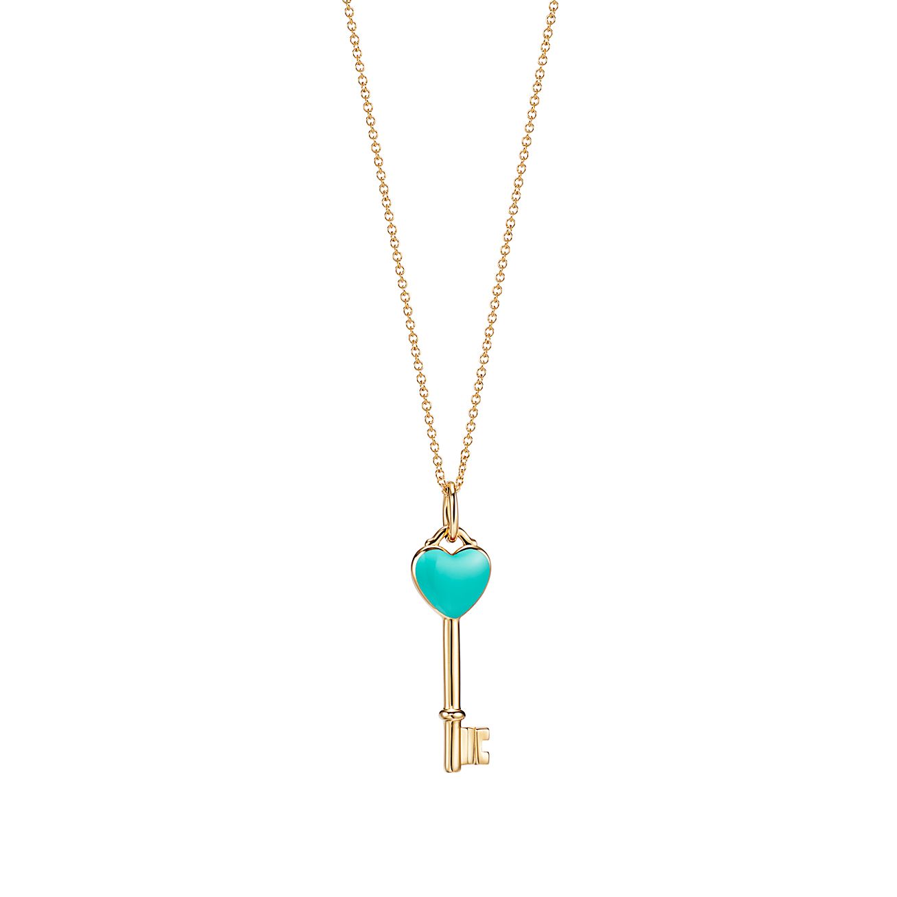 tiffany blue key necklace