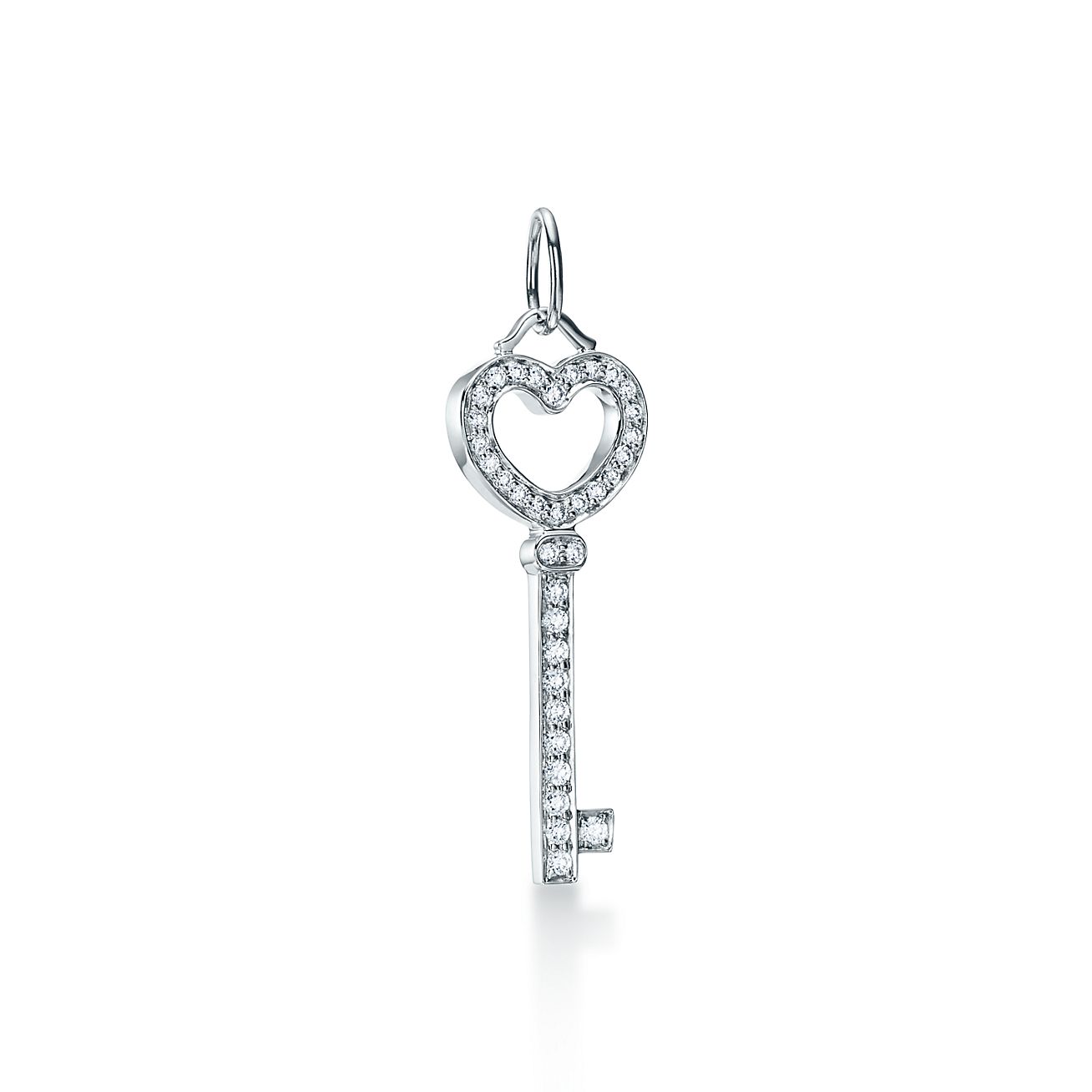 Tiffany Keys heart key pendant in 