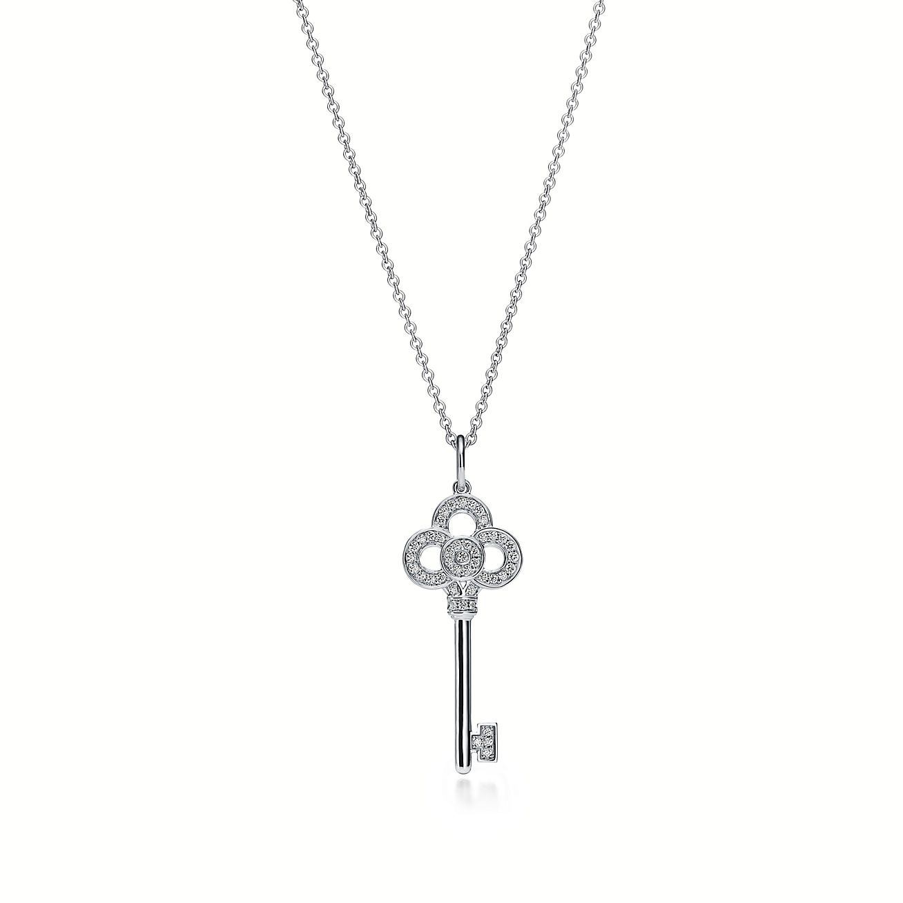 Tiffany Keys mini crown key pendant in 