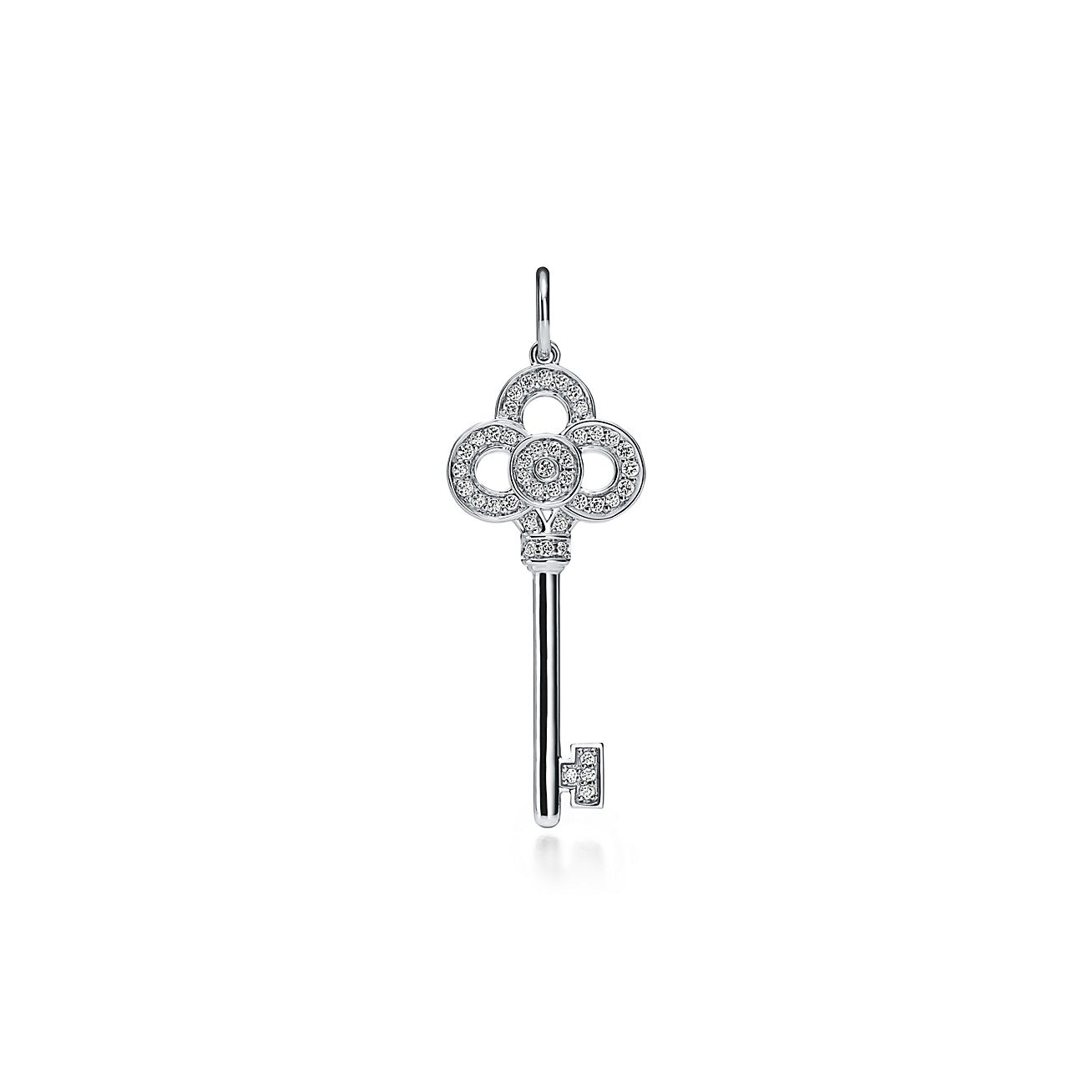 Tiffany Keys mini crown key pendant in 