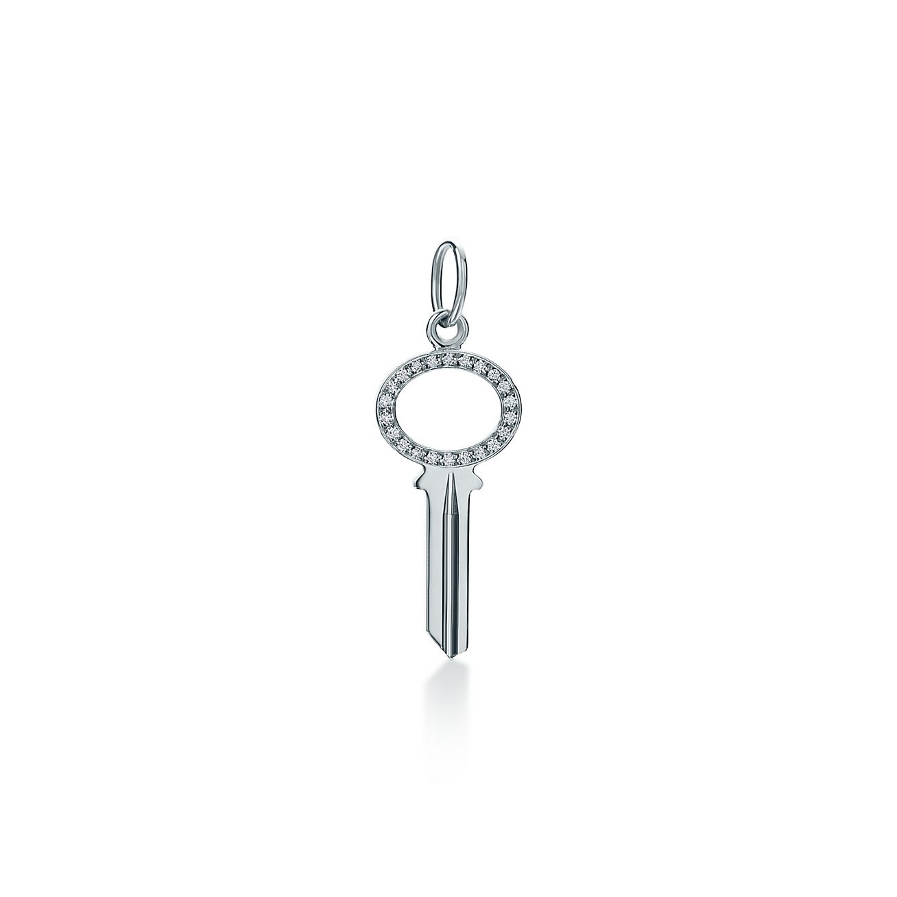 tiffany oval key pendant