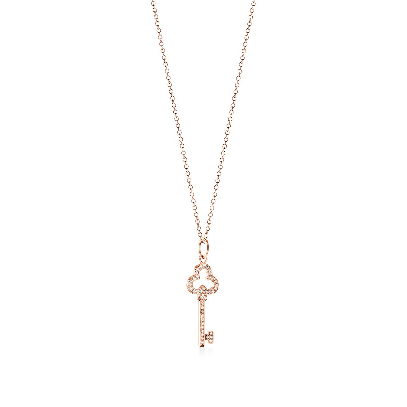 tiffany trefoil key pendant