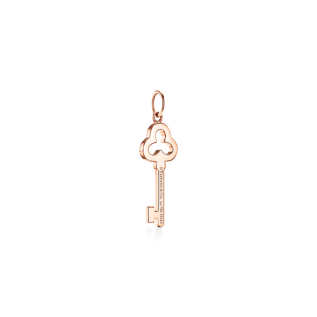 Tiffany Keys open trefoil key in 18k 