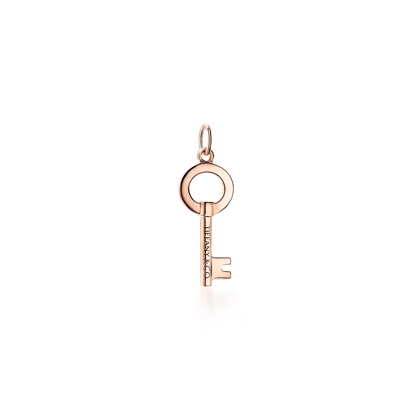 tiffany mini key necklace
