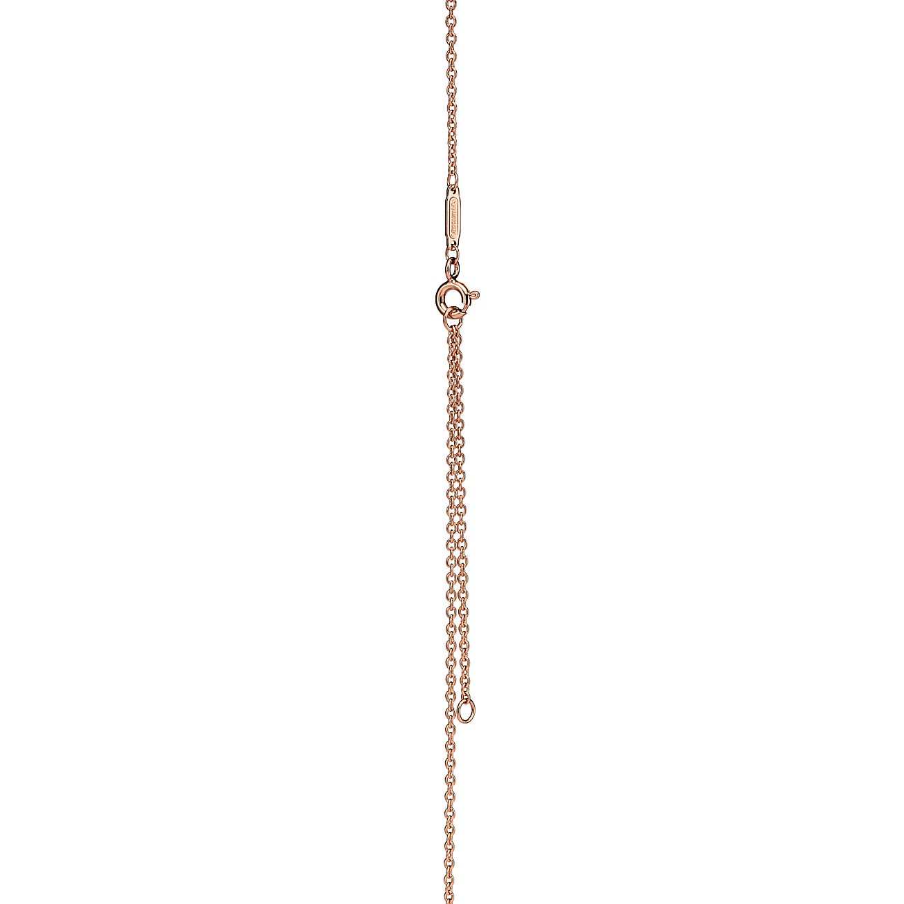 Tiffany Knot Pendant in Rose Gold with Diamonds - Alternate shot 1 - Alternate shot 2