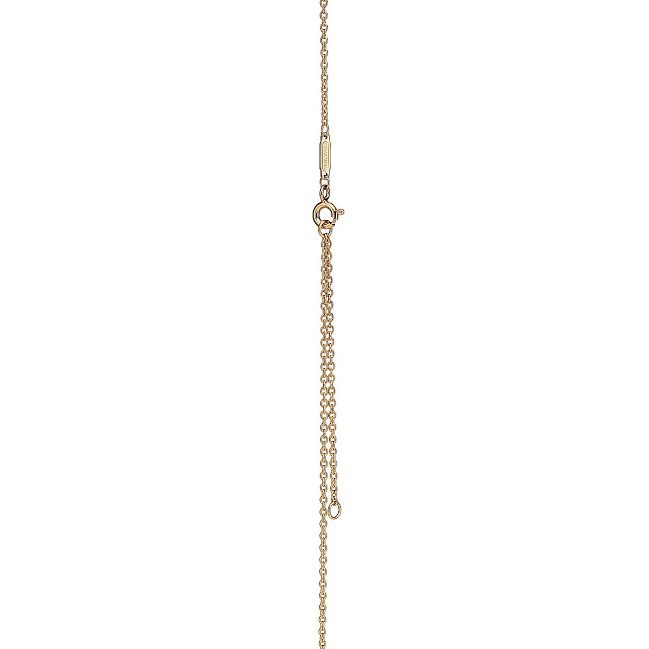 Tiffany Knot Pendant in Yellow Gold with Diamonds - Alternate shot 1 - Alternate shot 2