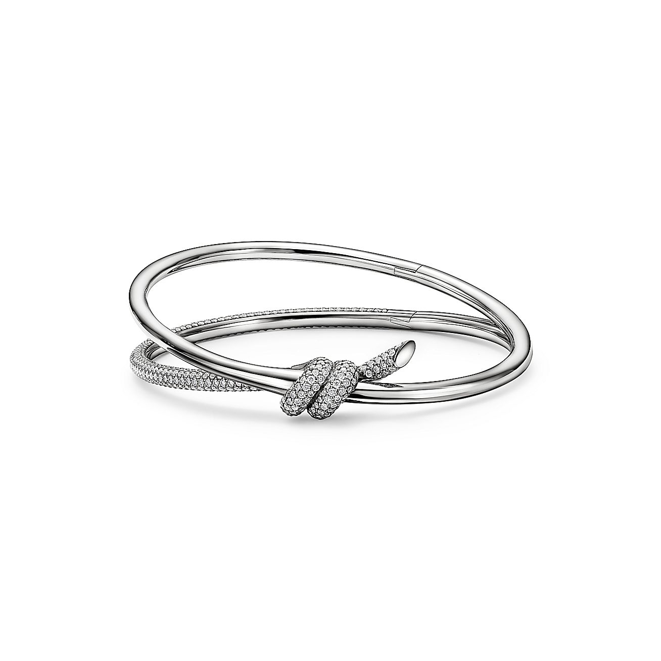 Tiffany Knot Double Row Ring