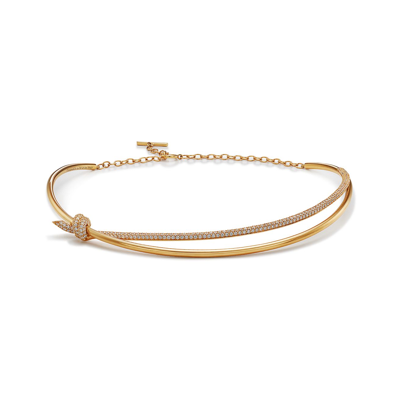 KIKICHIC | Rope Knot Chain Stack Necklace 14k Gold Stainless Steel Stacking