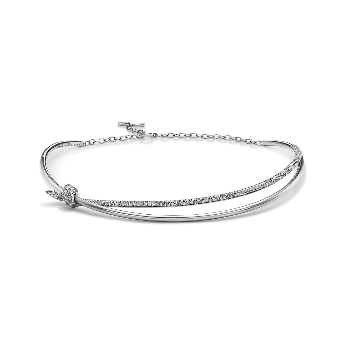 Tiffany Knot Double Row Necklace — 70300265