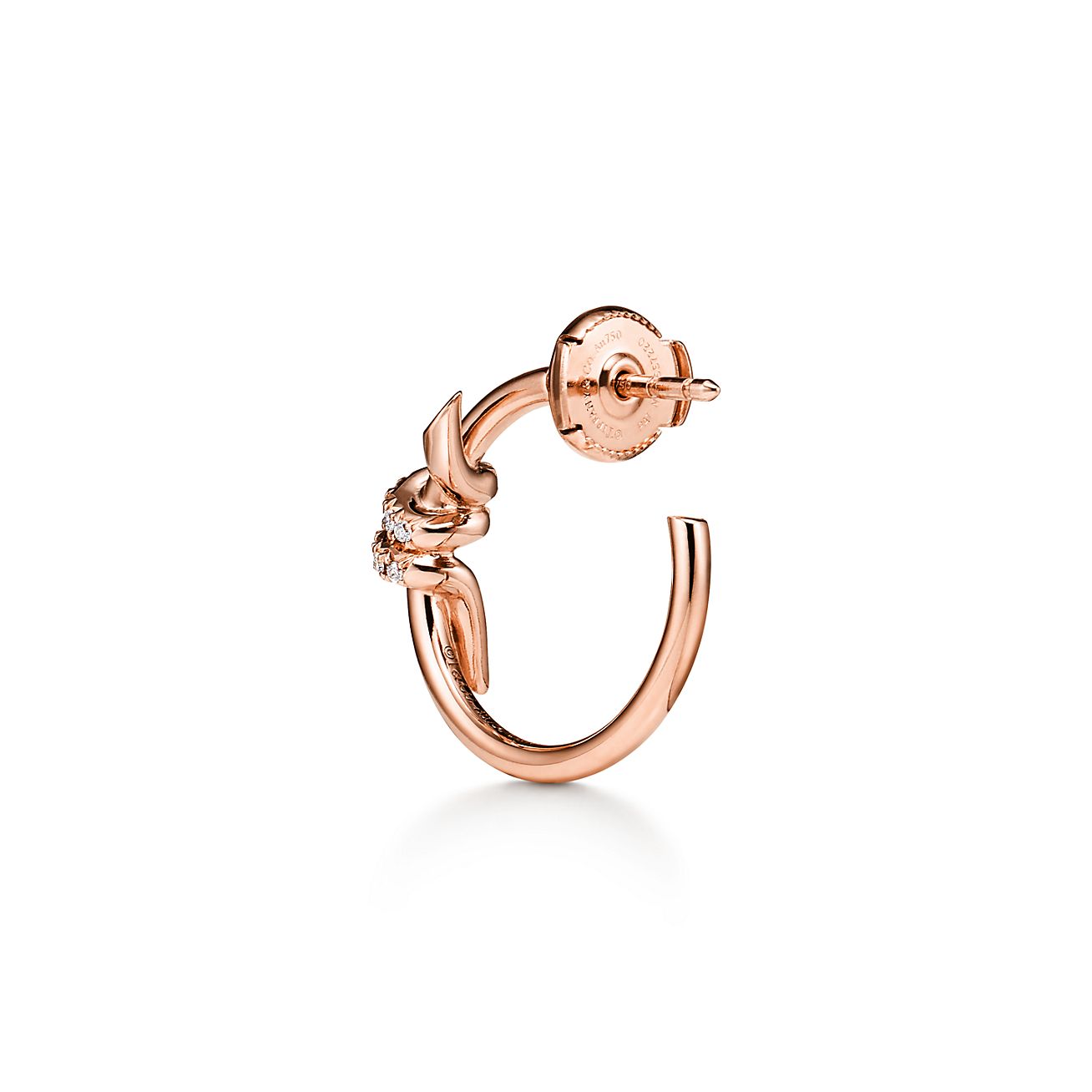 Tiffany Knot Hoop Earrings