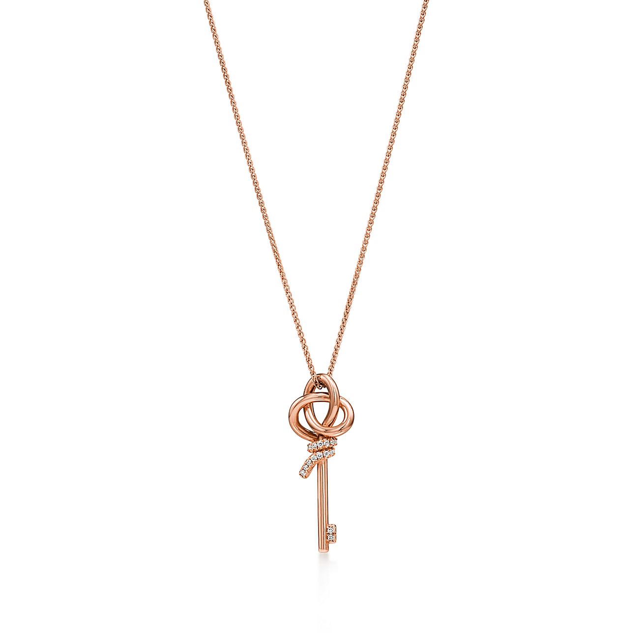 Tiffany Knot Mini Key Pendant