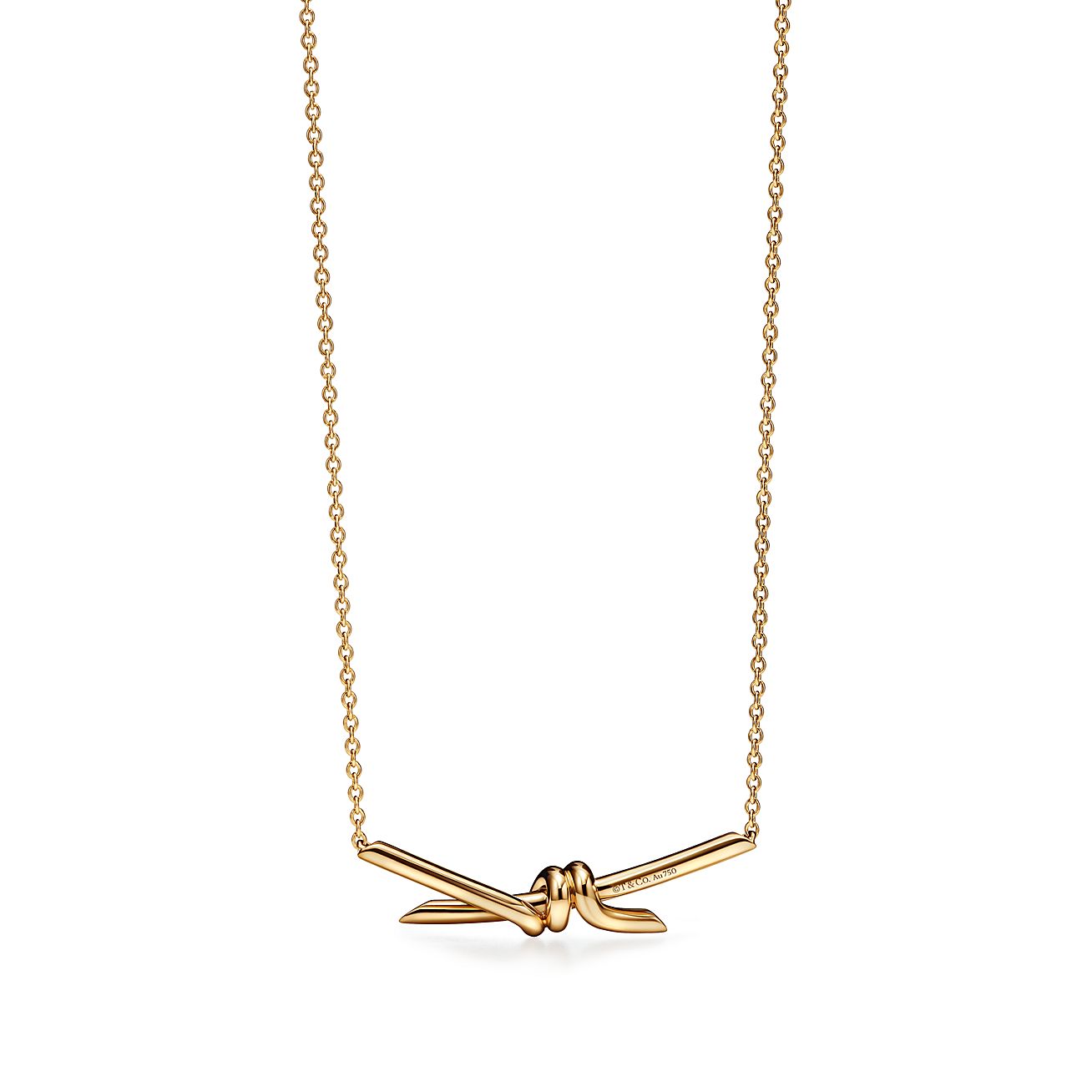 tiffany love knot necklace