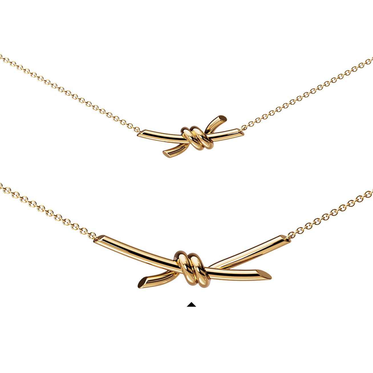 Tiffany Knot Pendant in Yellow Gold | Tiffany & Co. CA