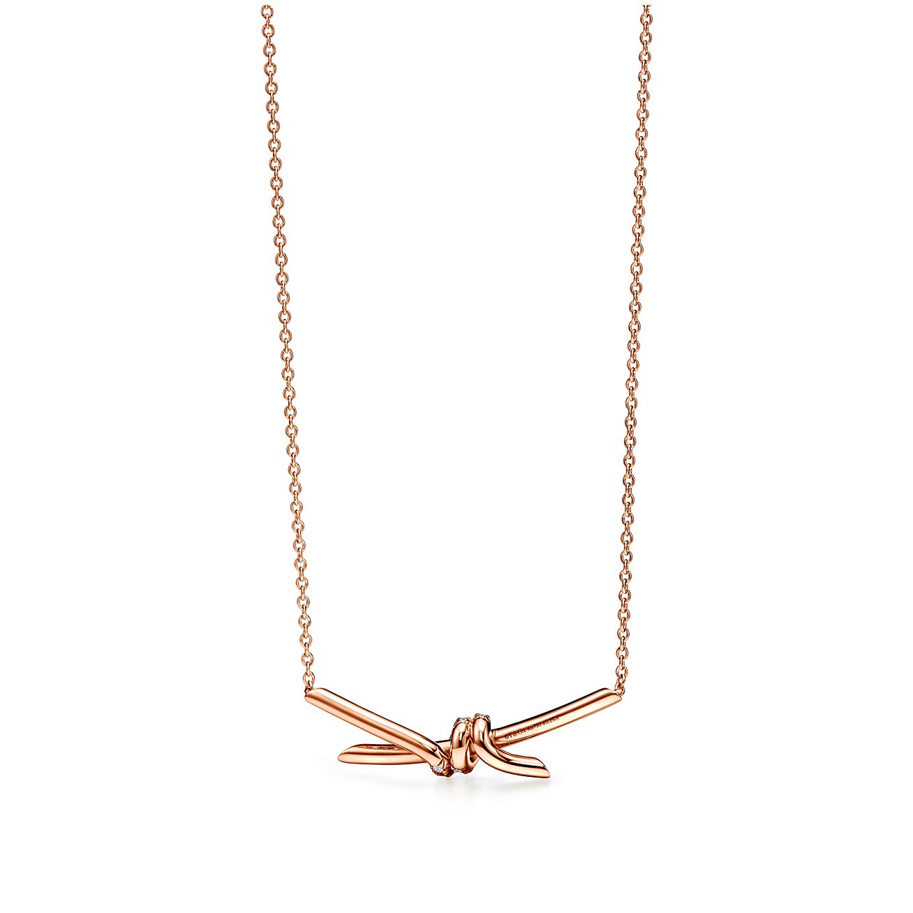 tiffany knot necklace