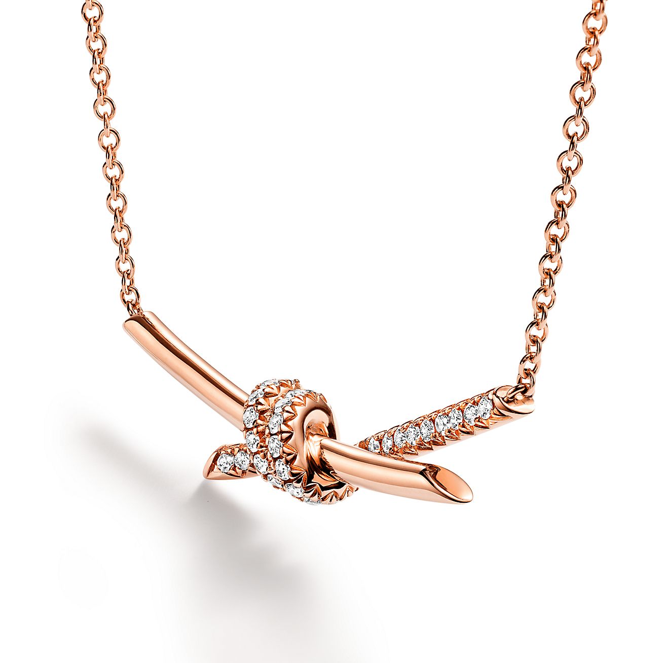 Tiffany Gold Pearl Knot Necklace | $550 CDB Jewelry