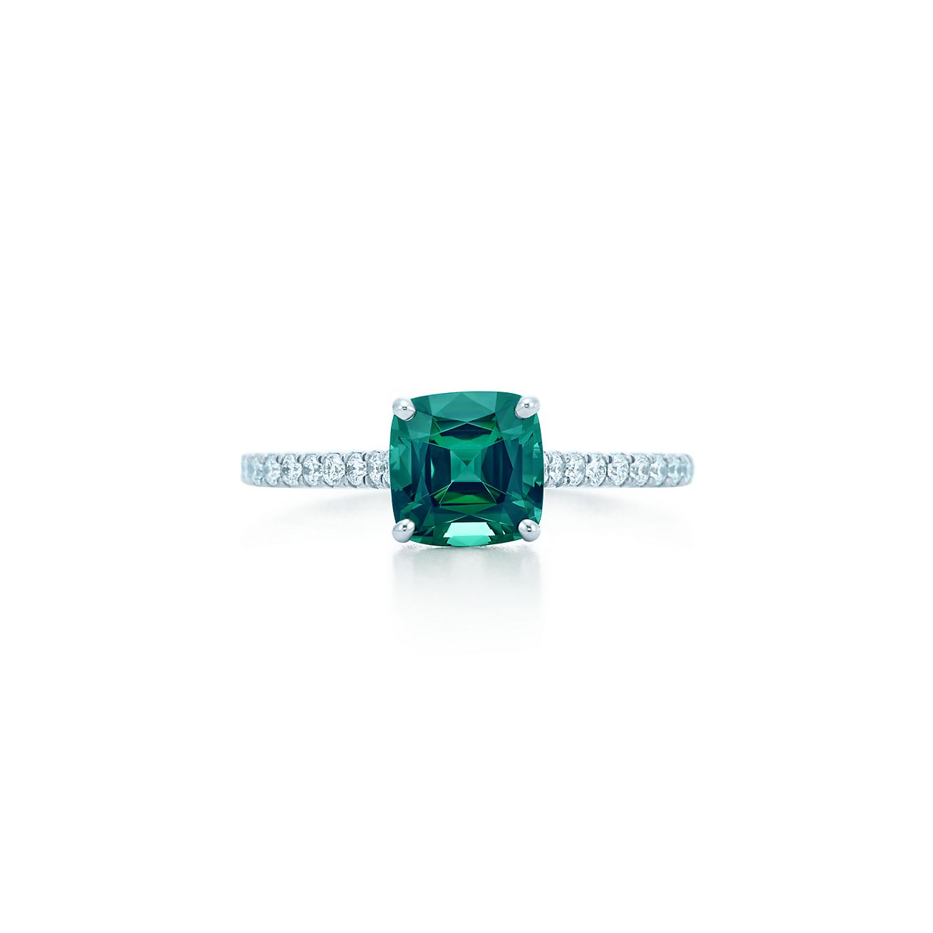 Tiffany Legacy® ring in platinum with a 