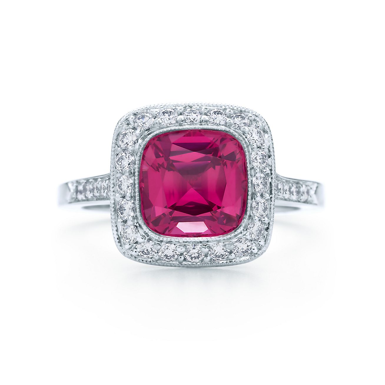 Tiffany Legacy® red spinel ring in 