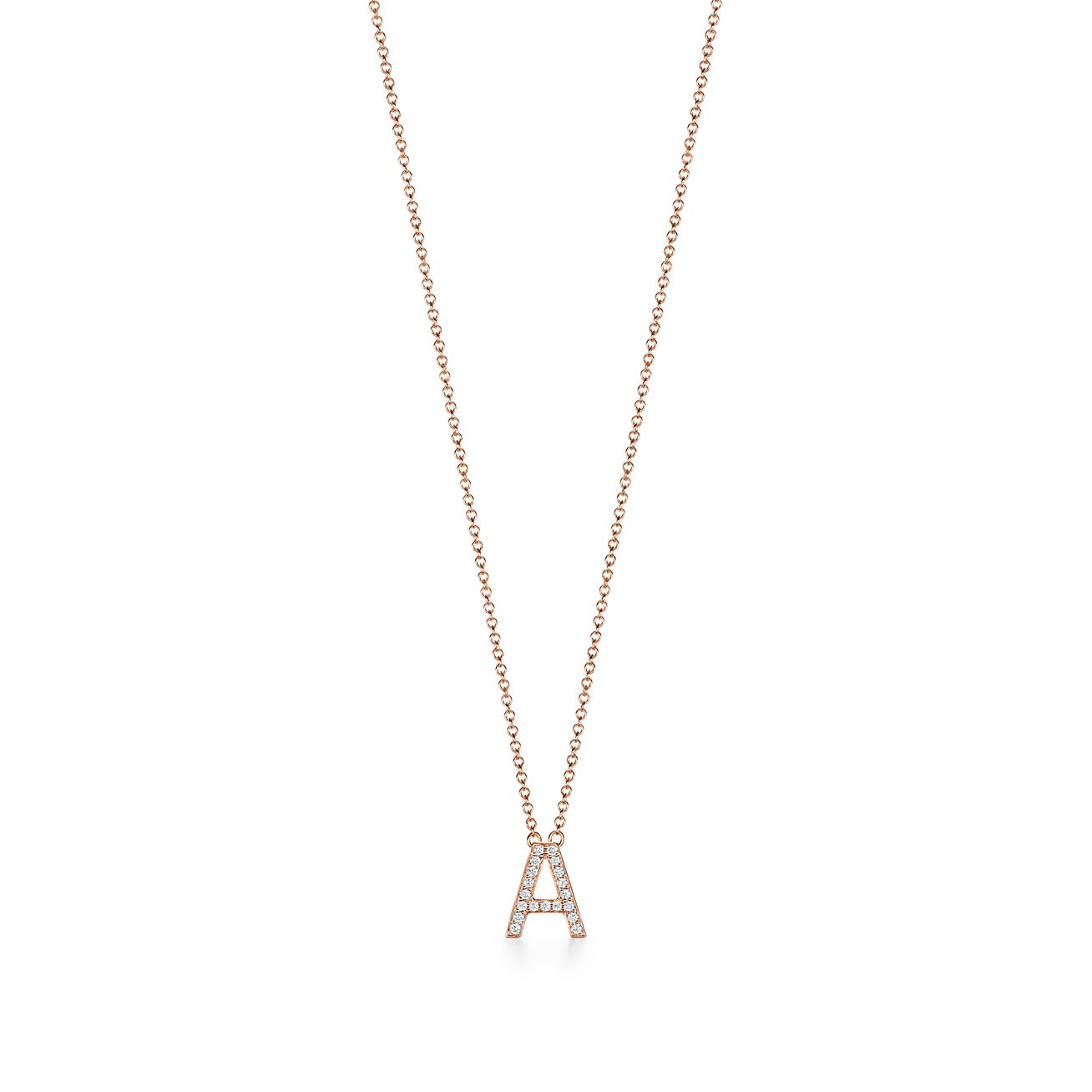 tiffany initial necklace