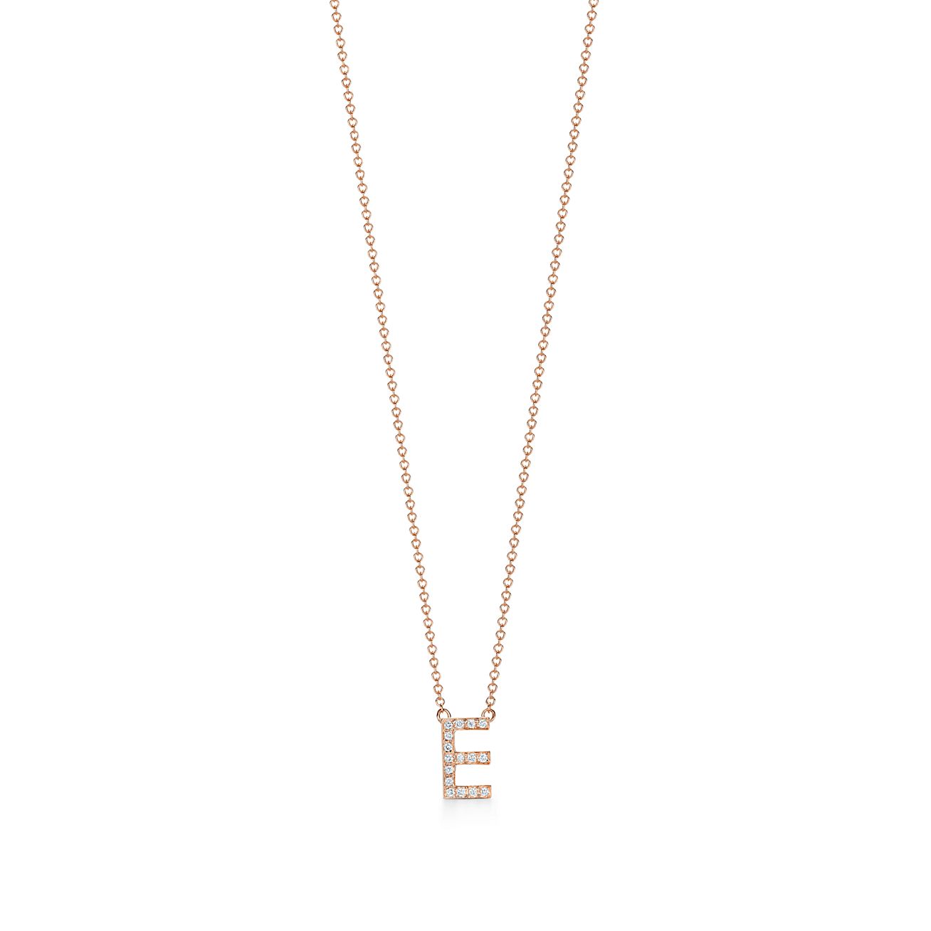 Tiffany Letters alphabet pendant in 18k 
