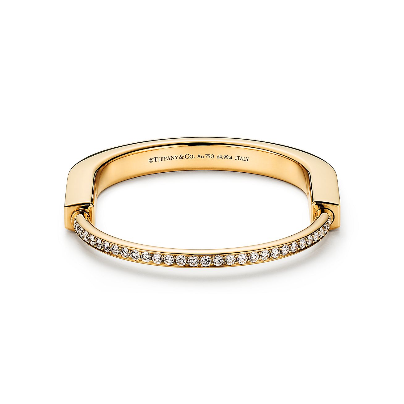 Tiffany & Co Silver Padlock Key Locks Bracelet Bangle Charm Pendant Gift  Pouch