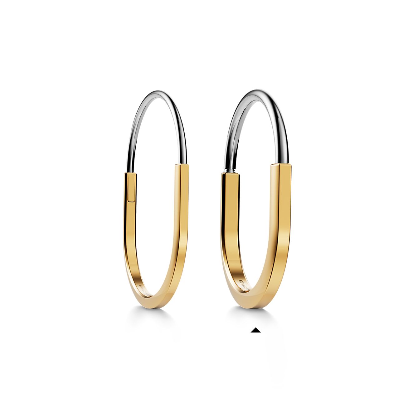 Tiffany Lock Bangle in Yellow and White Gold | Tiffany & Co. CA