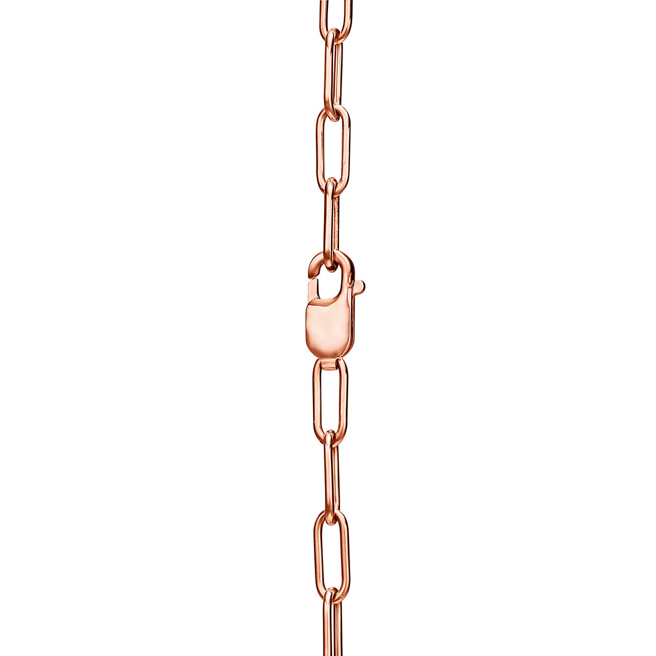 Tiffany lock hot sale chain necklace