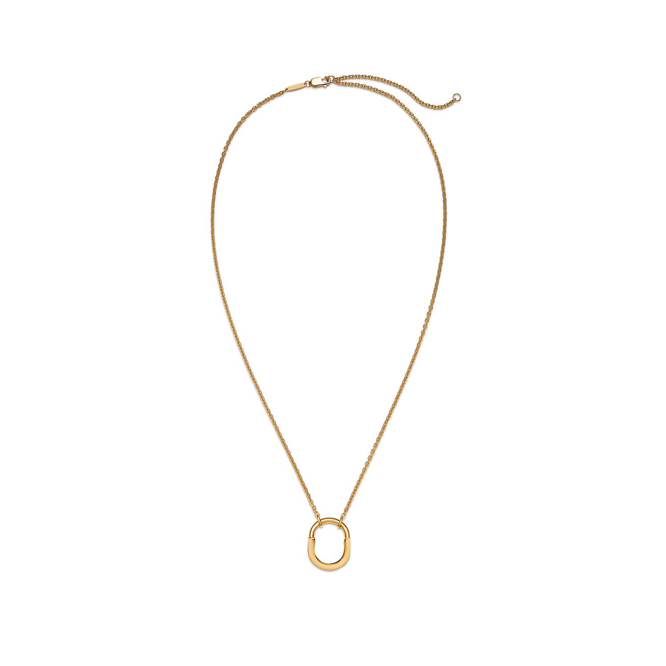 Tiffany Lock Small Pendant in Yellow Gold | Tiffany & Co
