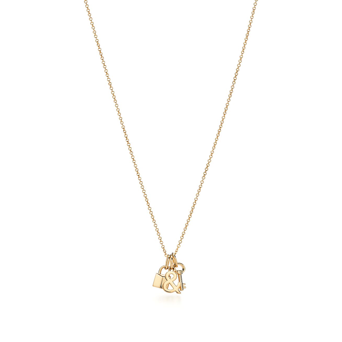 tiffany and co gold pendant