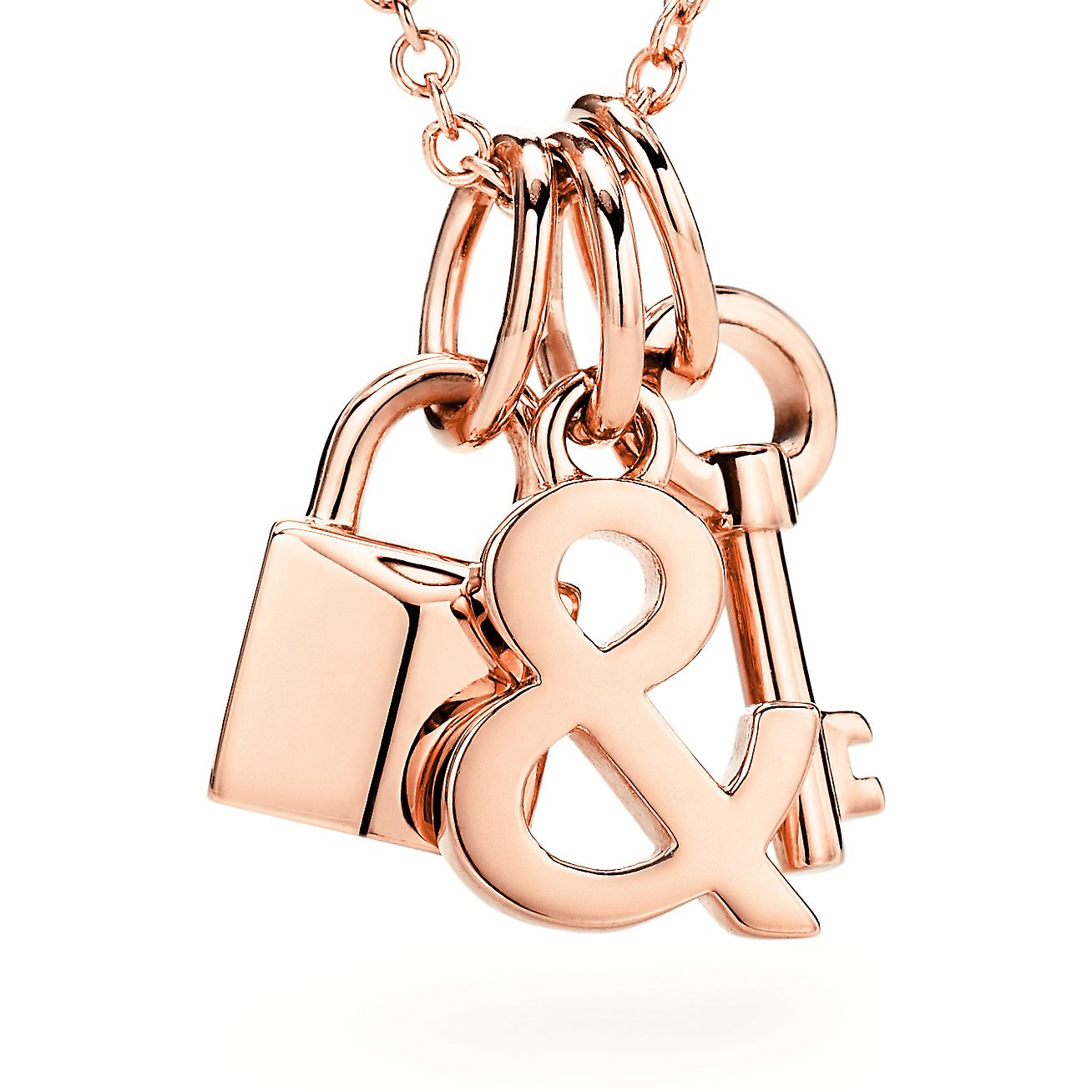 Tiffany \u0026 Love lock and key pendant in 