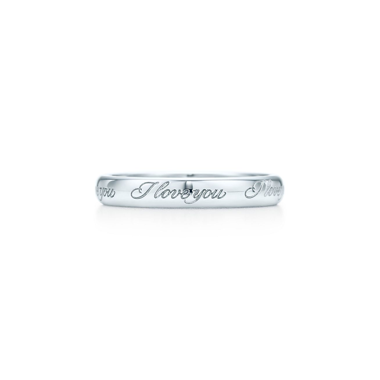 Tiffany Notes Platinbandring I Love You 3 Mm Breit Tiffany Co Tiffany Notes Platinbandring I Love You 3 Mm Breit Tiffany Co