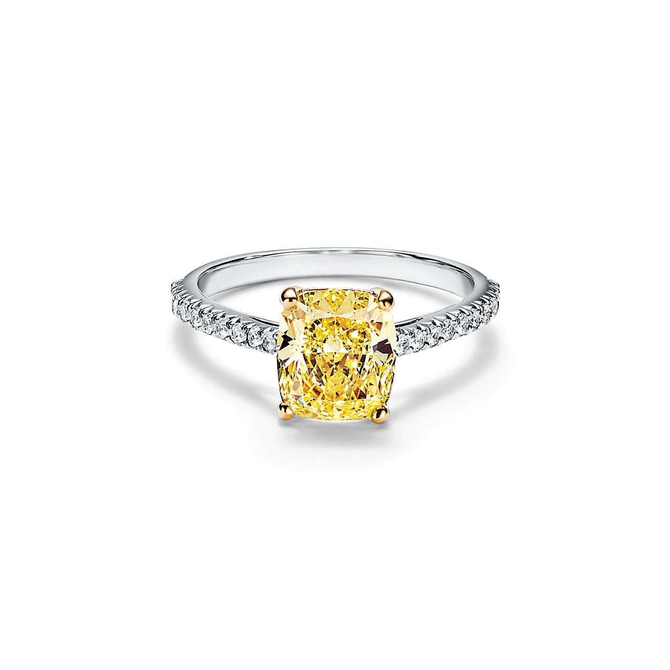 tiffany's canary diamond ring