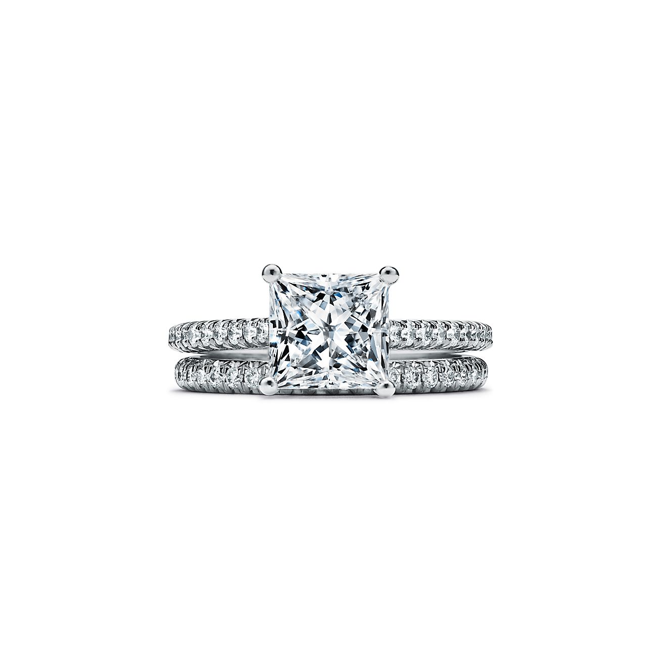 tiffany novo princess cut engagement ring