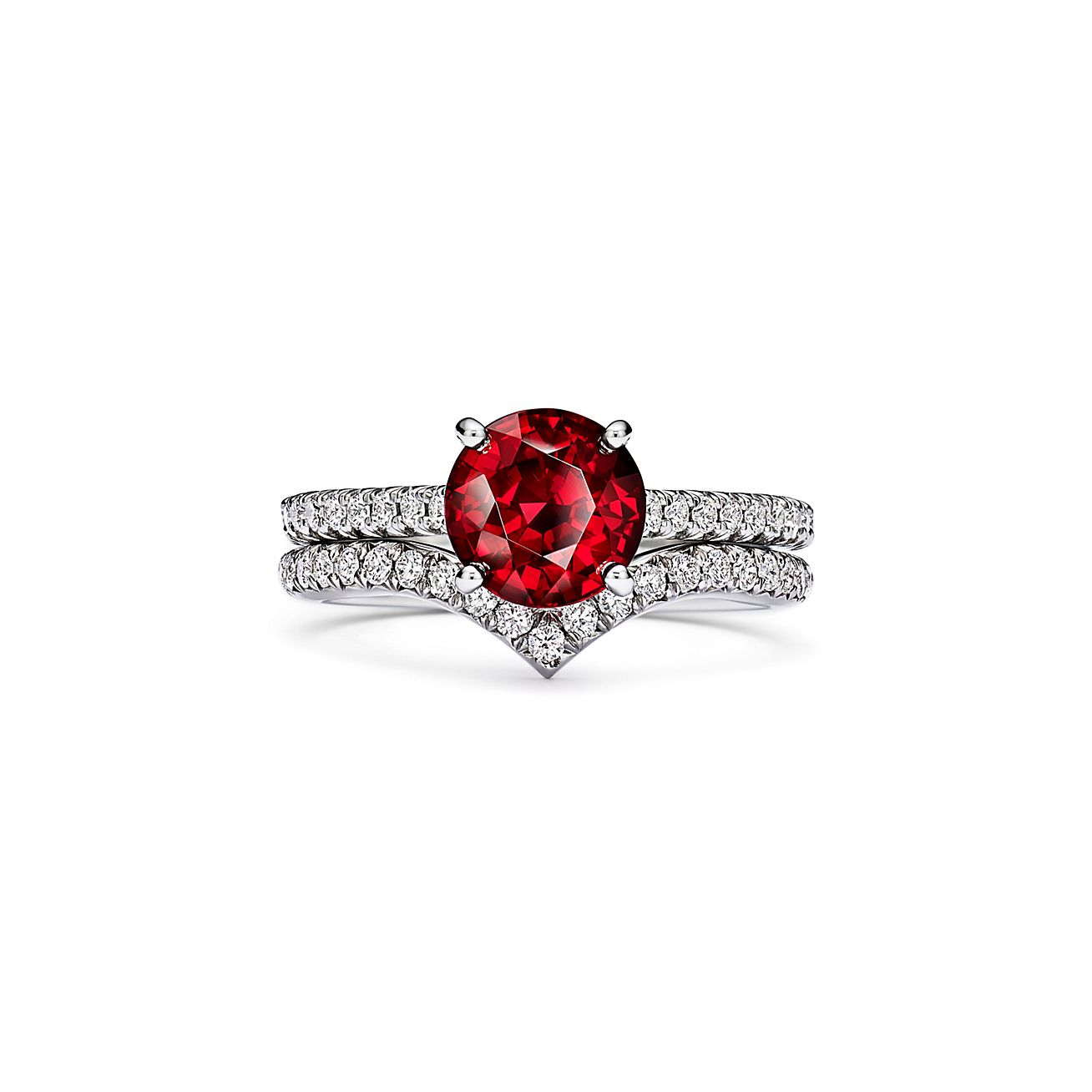 Кольцо Tiffany Novo™ из платины с 