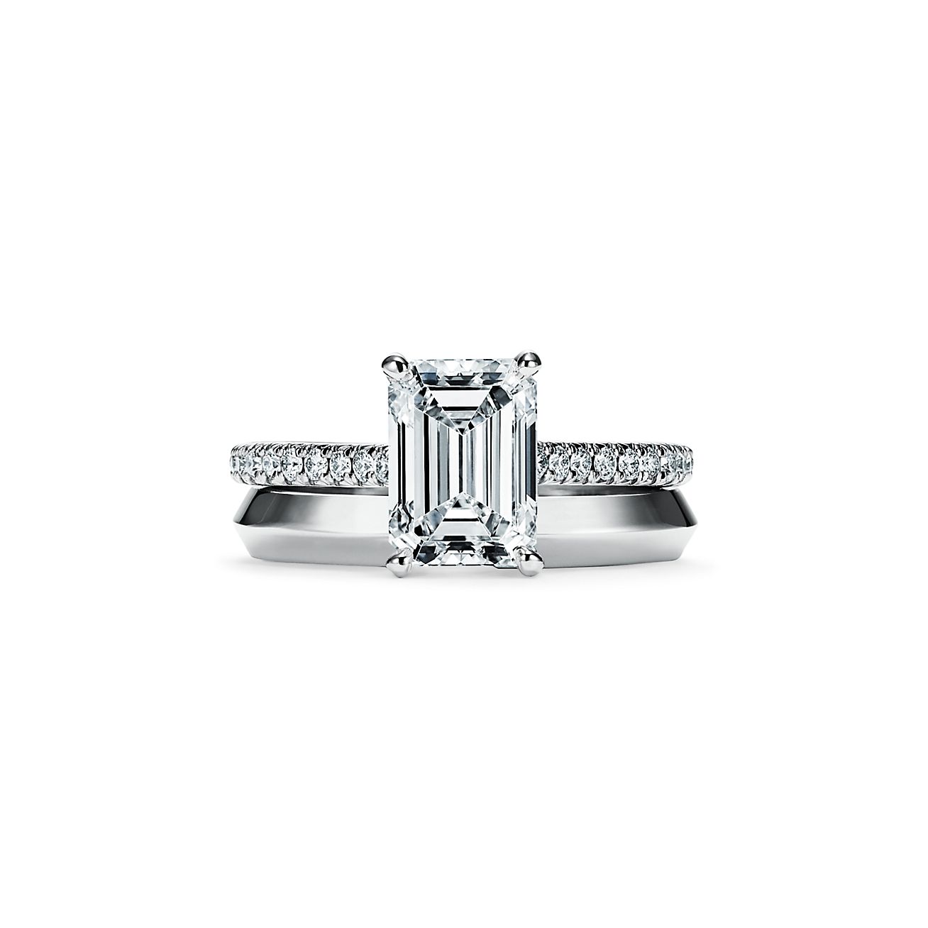 Tiffany Novo® Emerald-cut Engagement 