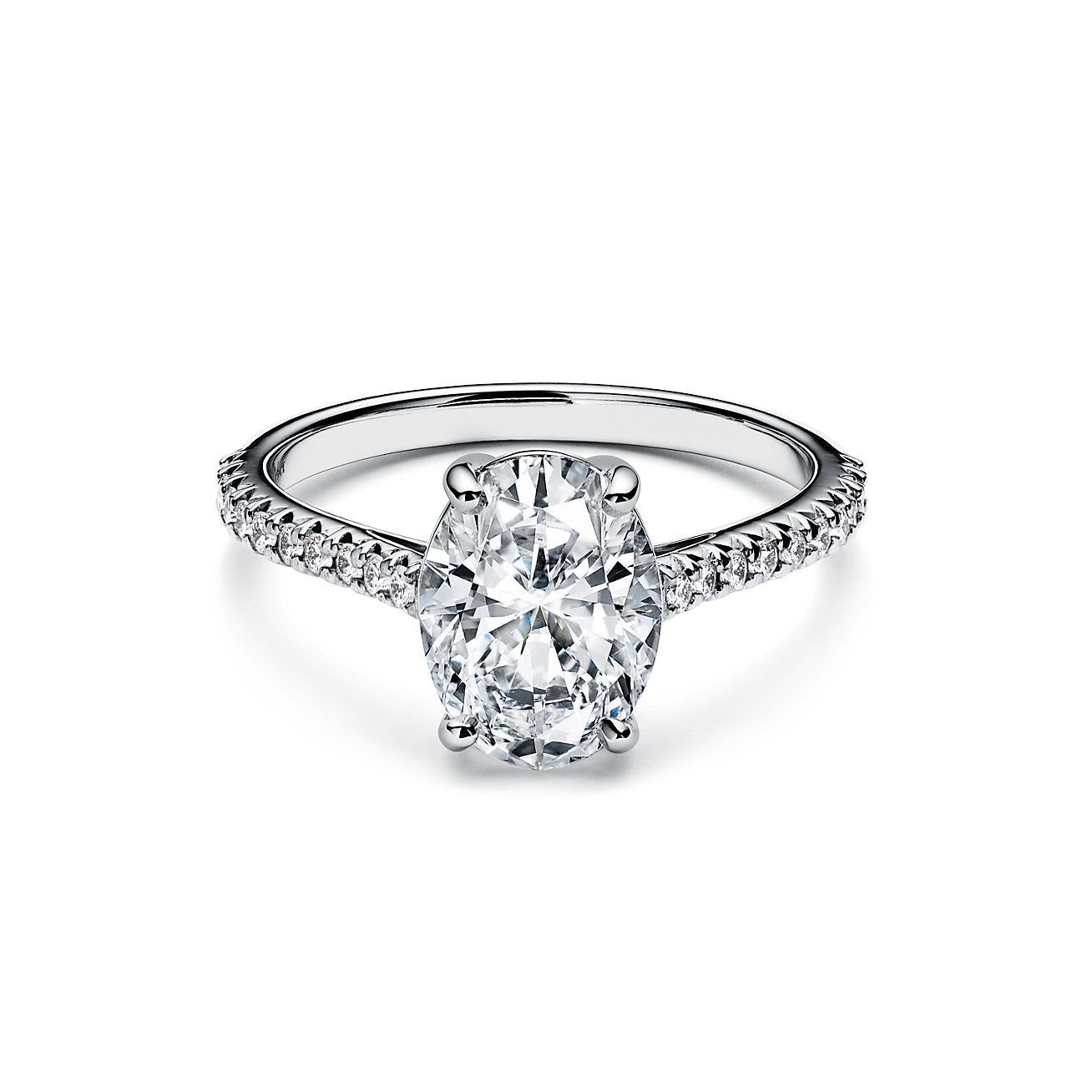 Micro-pave Diamond Twisted Shank Engagement Ring - Vanna K #1262 - Seattle  Bellevue | Joseph Jewelry