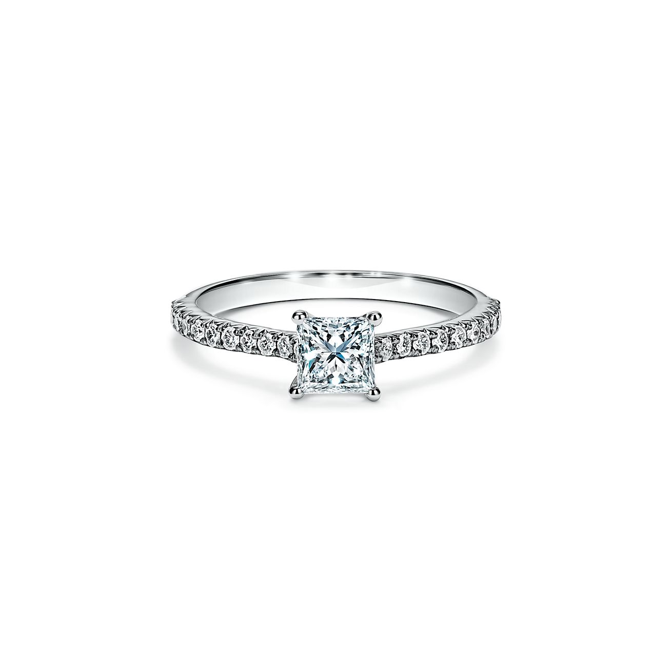 Tiffany Novo® princess-cut engagement 