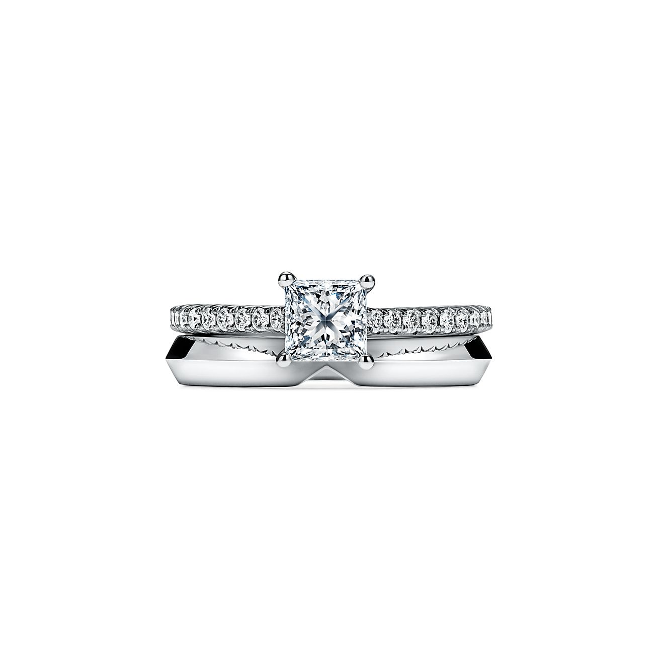 Tiffany Novo® princess-cut engagement 