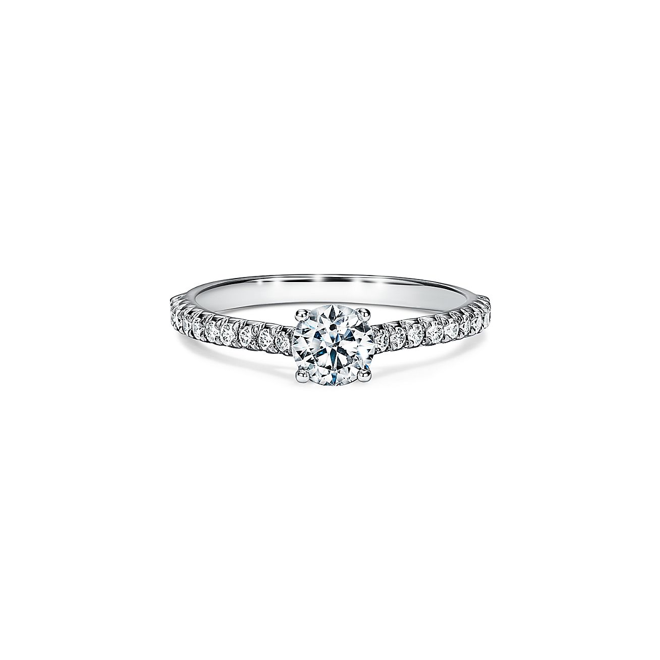 Tiffany & Co. Pre-Owned Platinum Novo Diamond Engagement Ring - Farfetch