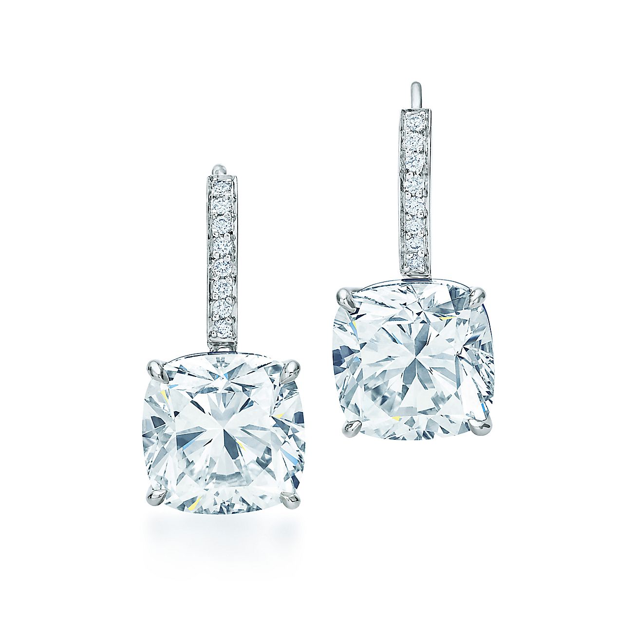 Tiffany Novo Diamond Earrings In Platinum Co