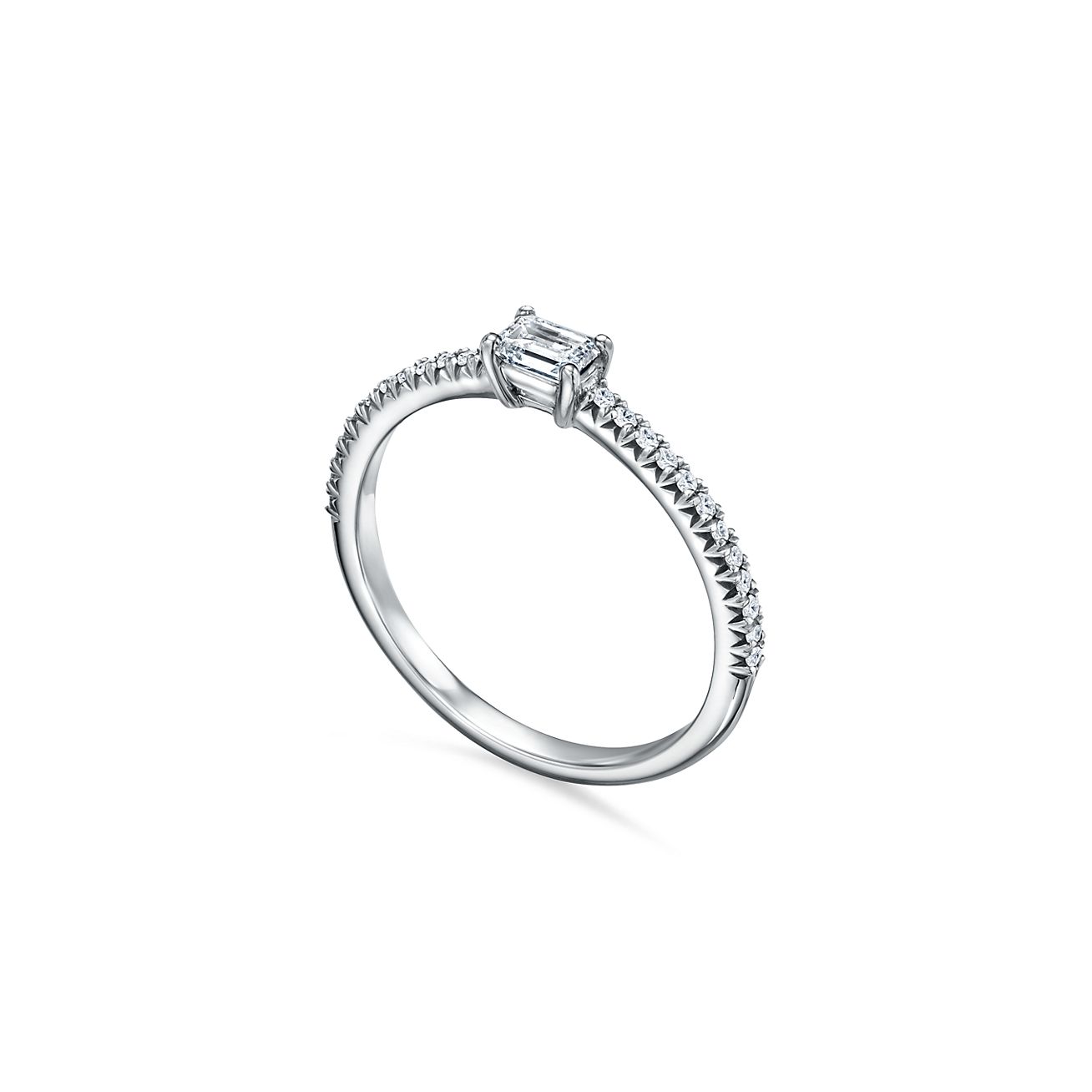 Tiffany Novo® Horizon ring in platinum 